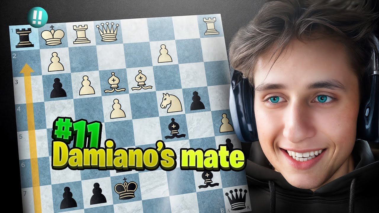#11 Damiano's Mate 👑140 Tactical Patterns Every Chess Player Should Know