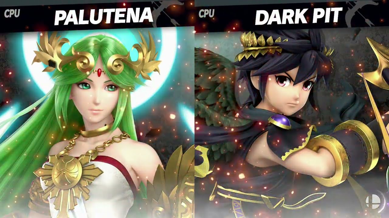 Super Smash Bros. Ultimate - Palutena vs Dark Pit