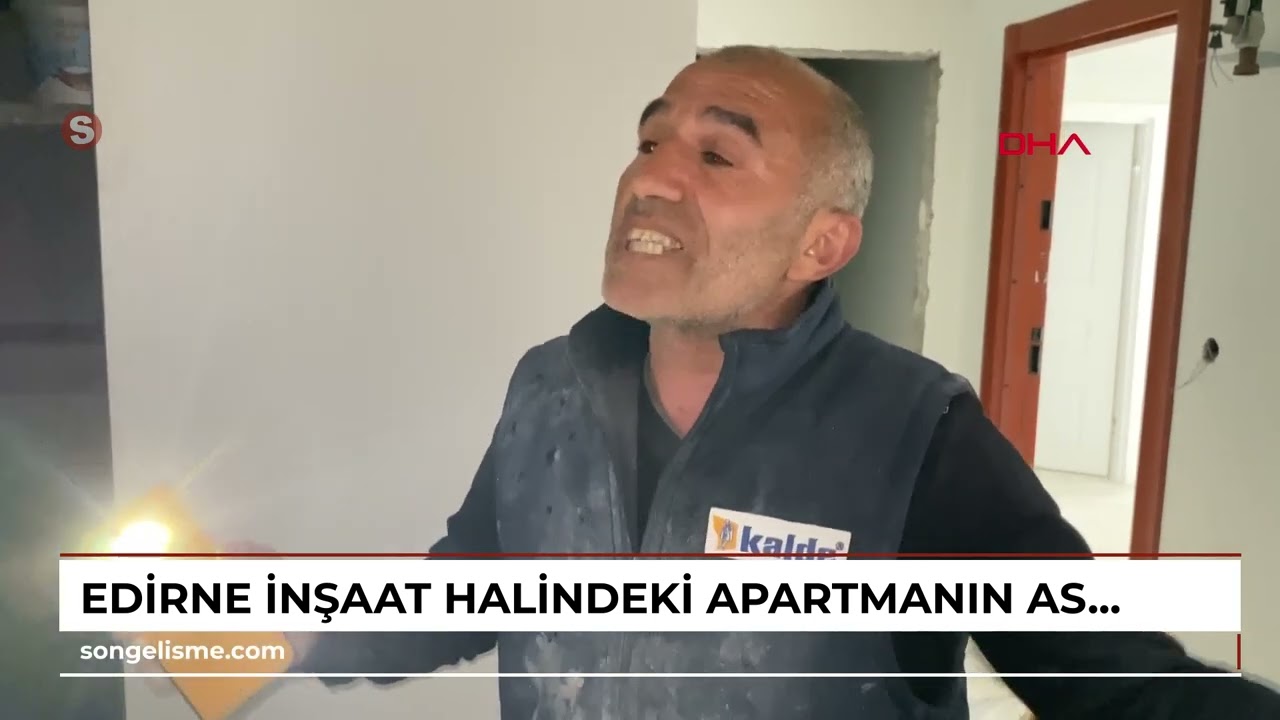 EDİRNE İnşaat halindeki apartmanın asansör boşluğuna düşen emlakçı öldü