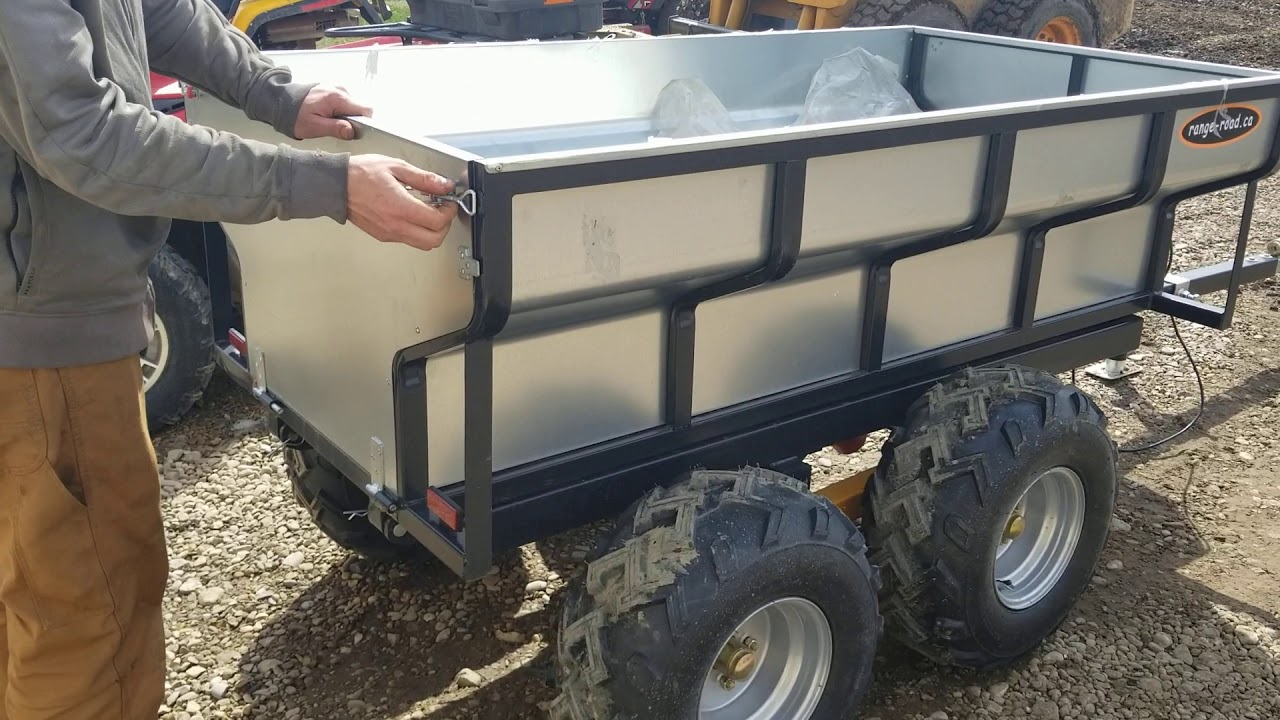 RR607 Hydraulic Dump Tub Trailer