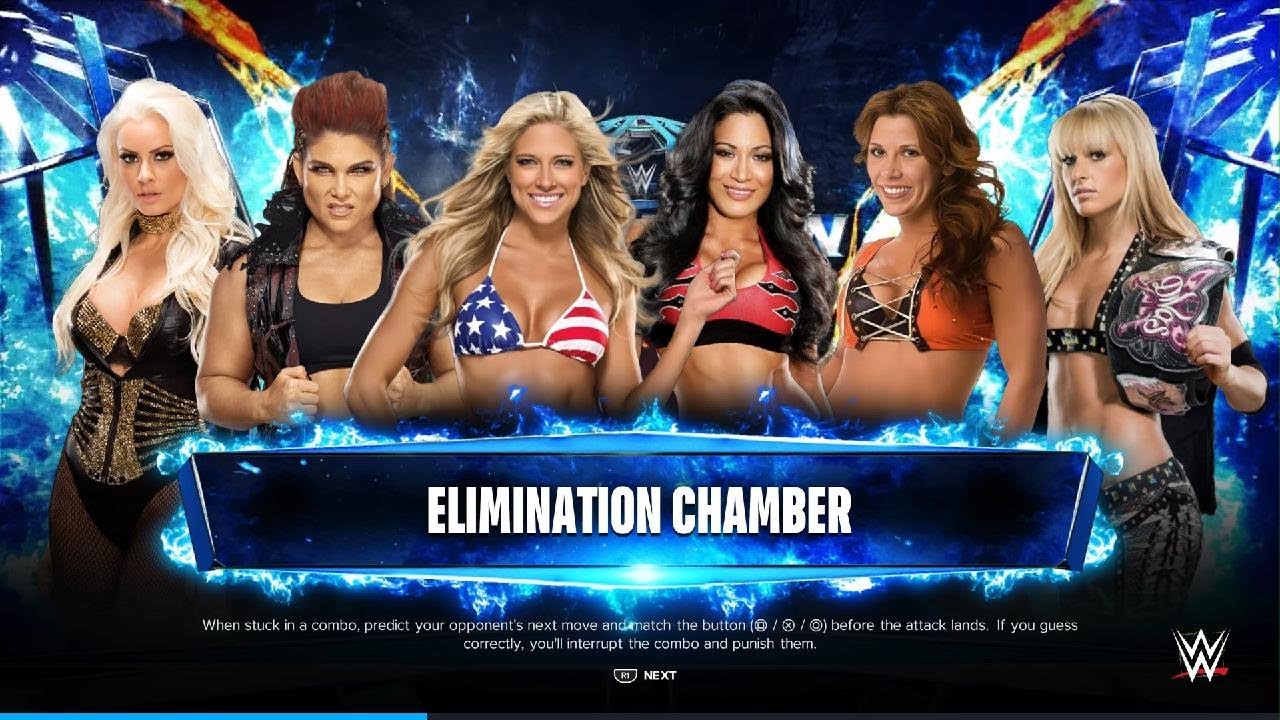WWE 2K24 - Divas Era Elimination chamber
