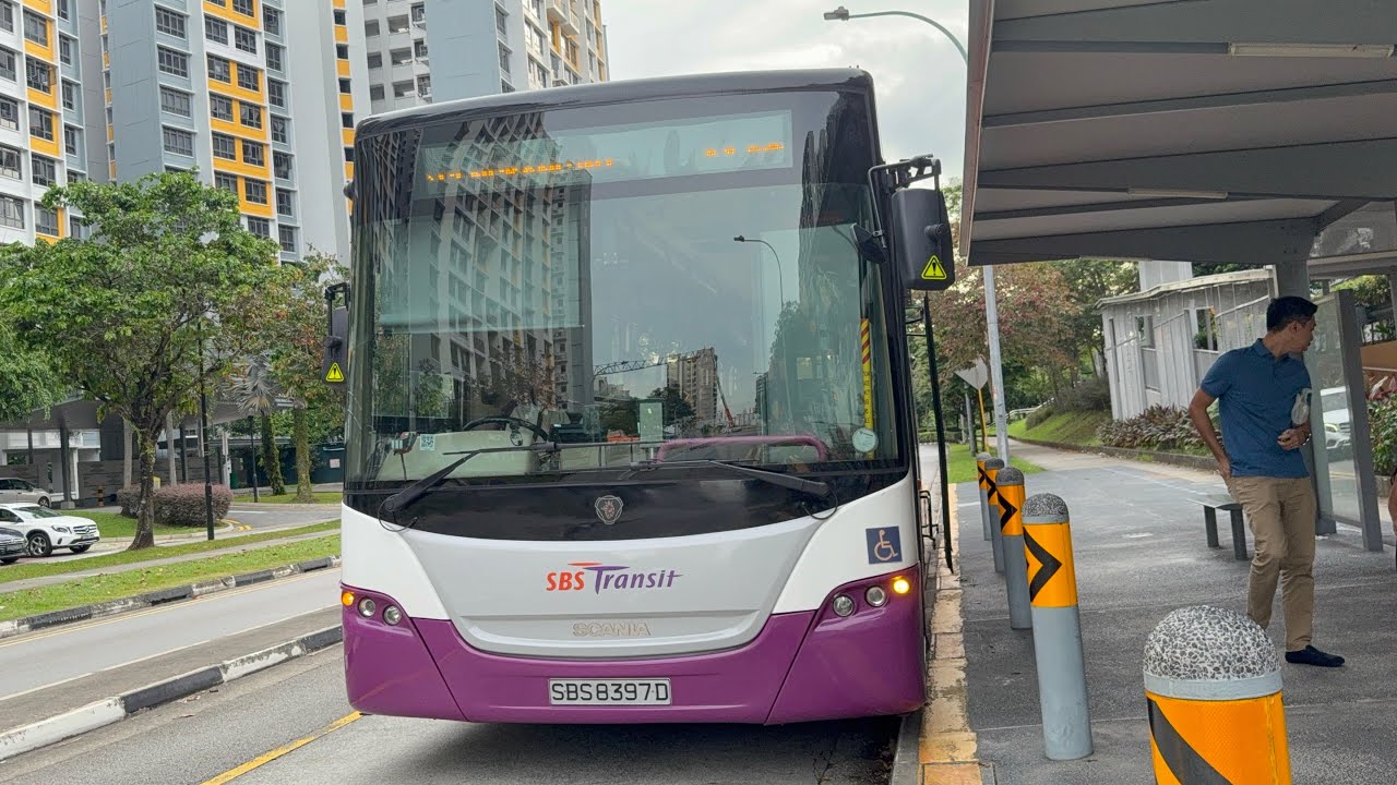 Scania K230UB Euro IV Batch 2 SBS8397D from Opp Blk 326D➡️Blk 338A