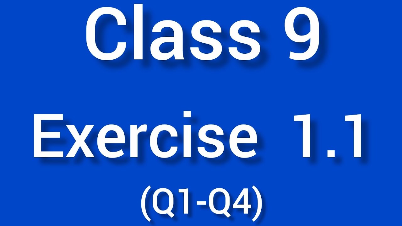 Class 9 Maths | Exercise 1.1 Solutions | Number System | NCERT