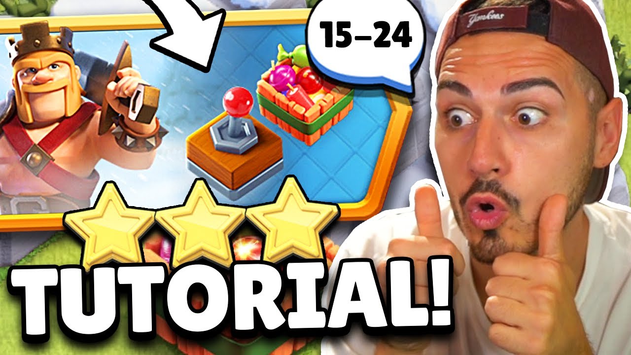 TUTORIAL 3 STELLE su SFIDA EROI CONTROLLABILI [15-24] 🕹 Clash of Clans ITA