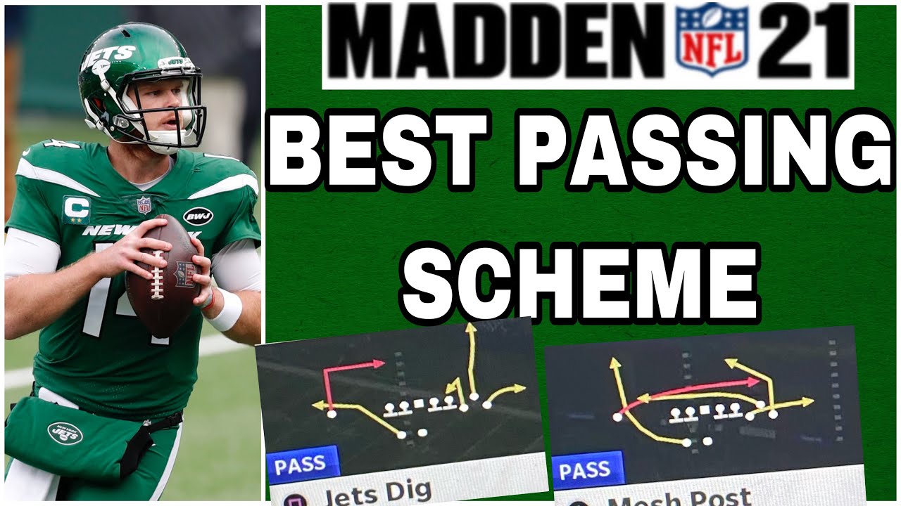 MADDEN 21- JETS GUN BUNCH FULL EBOOK | BEST PASSING SCHEME | AVERAGE 40 POINTS A GME