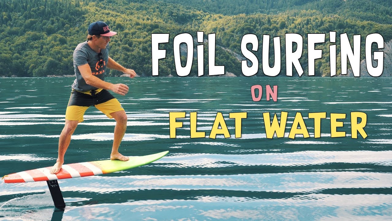 Foil Surfing on Flat Water | Hydrofoil pumping by HORUE&reg;
