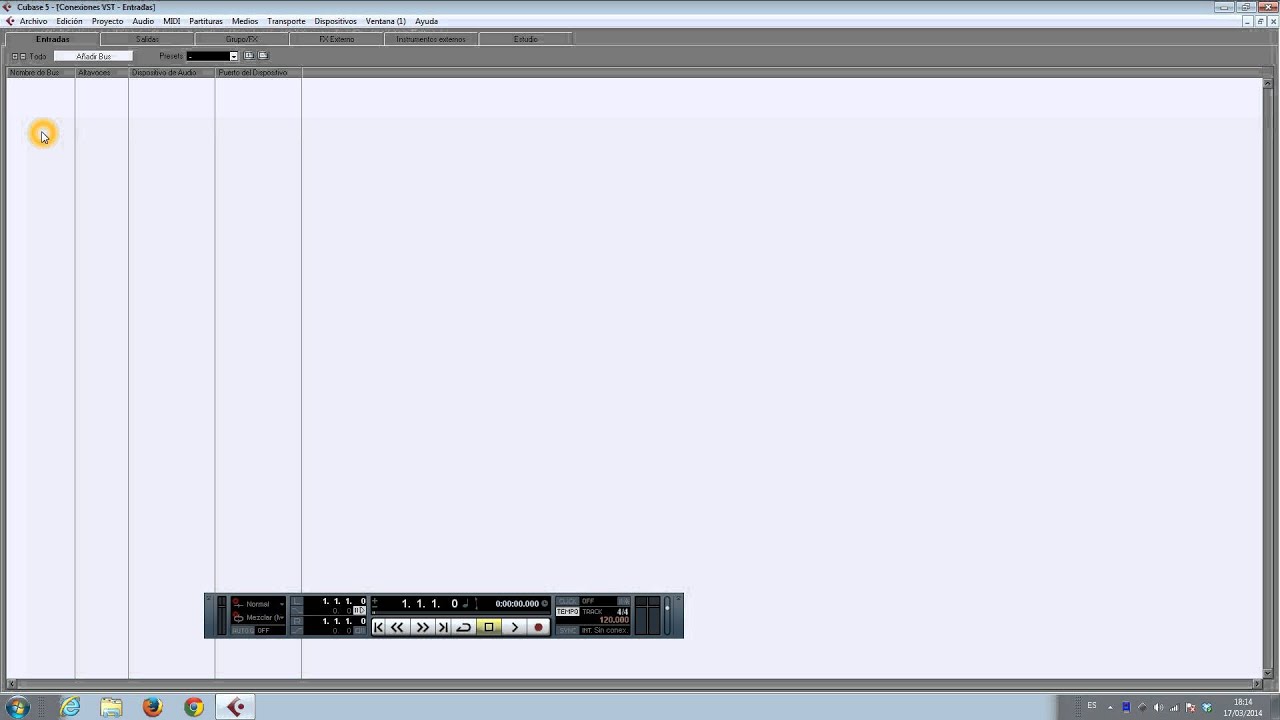 Tutorial. Configurar interfaz de audio con Cubase 5 (español)