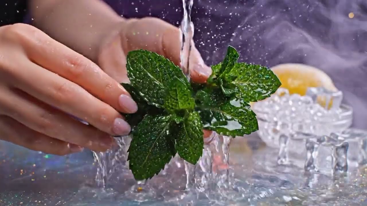 [AI ASMR] Glassy Mint Margarita | ASMR Drink Fantasy | Bōlí zhìchéng de bòhé mǎgélìtǎ | 玻璃制成的薄荷玛格丽塔