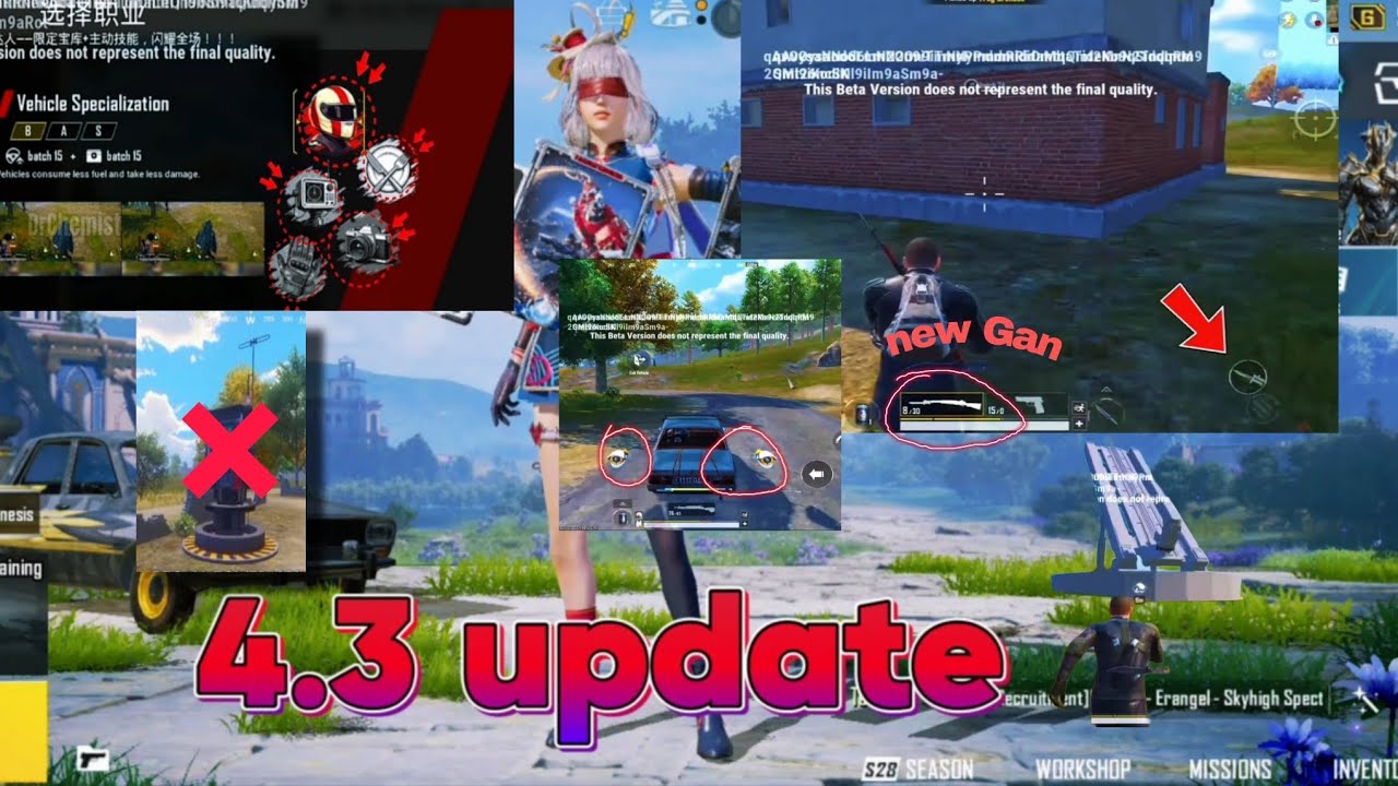 Pubg new 4.3 update😜. #pubg #pubgmobile #bgmi #viral #tipsandtricks #viralvideo #pubg4.3 update