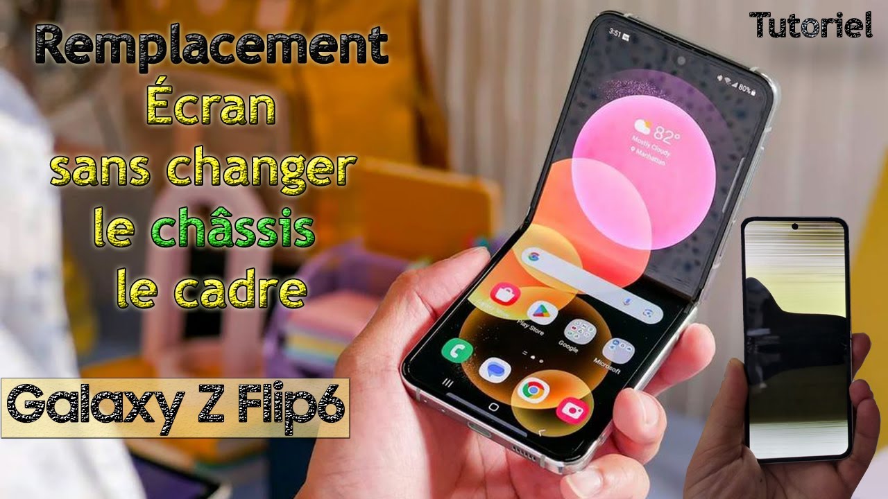 "Tutoriel" Samsung Galaxy Z Flip 6 – Remplacement d’Écran / Sans Changer le Châssis !