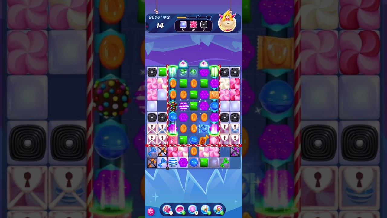 Candy Crush Saga level 9076