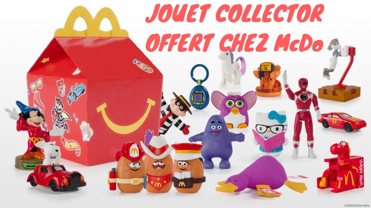 JOUET COLLECTOR McDo : 13 jouets des années 80 et 90 à collectionner pour les 40 ans du Happy Meal !