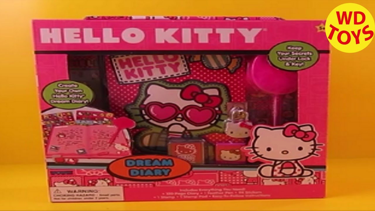Hello Kitty Dream Diary Kit  Unboxing, Review By WD Toys