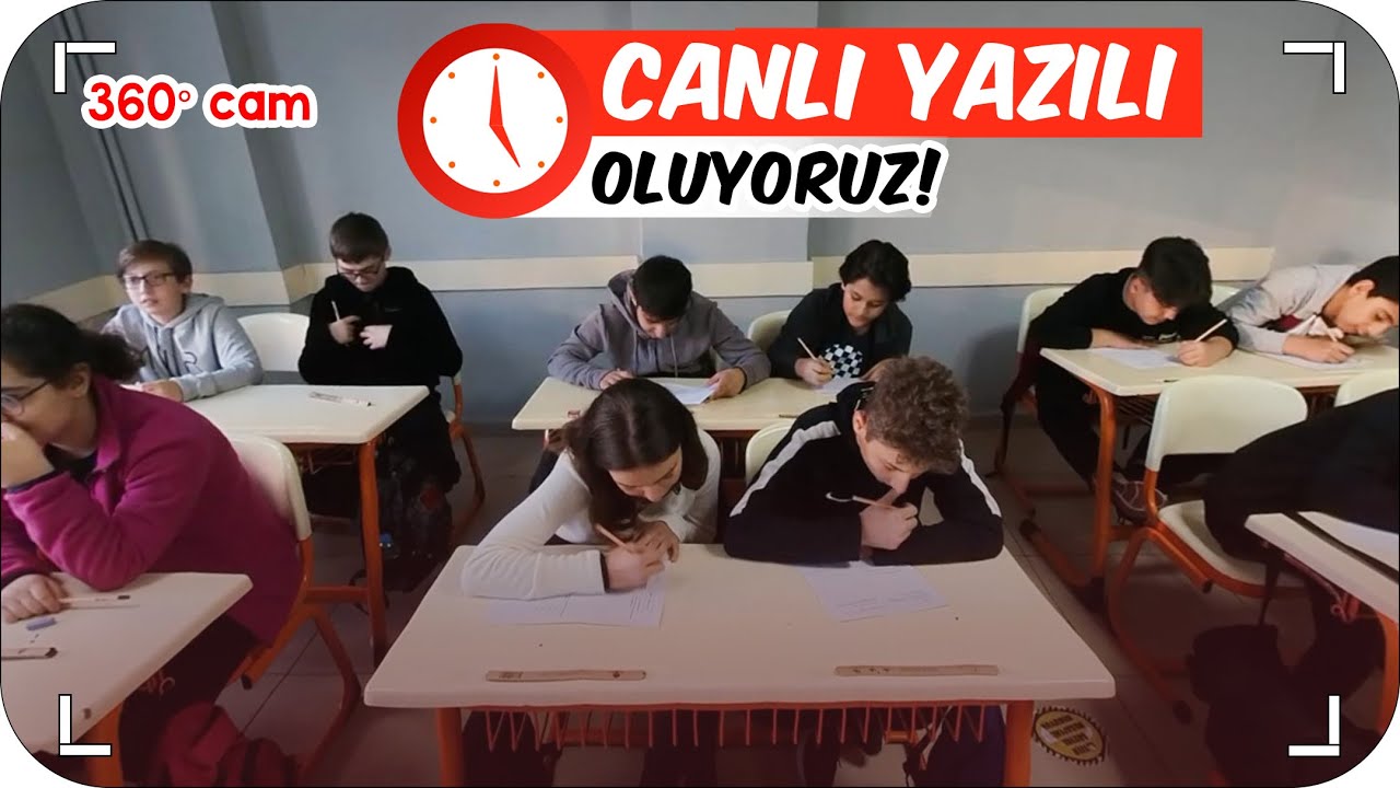 Birlikte Matematik Yazılısı Oluyoruz 🔴 360 ° Sınıfı Gözetle 🧐