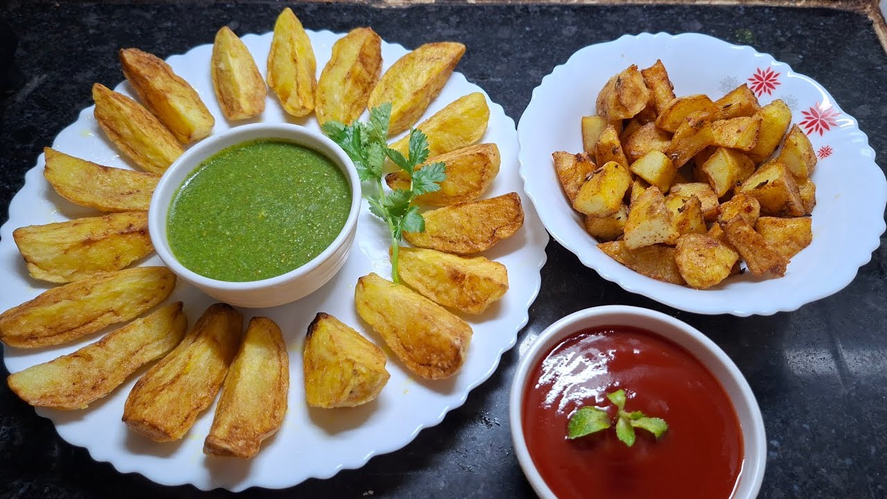 potato wedges no☝️cornflour💕2newflevorsक्रिस्प पुटैटोवैजेस मसालाआलूफ्राई चटपटा स्वादजबरदस्तaloofiray