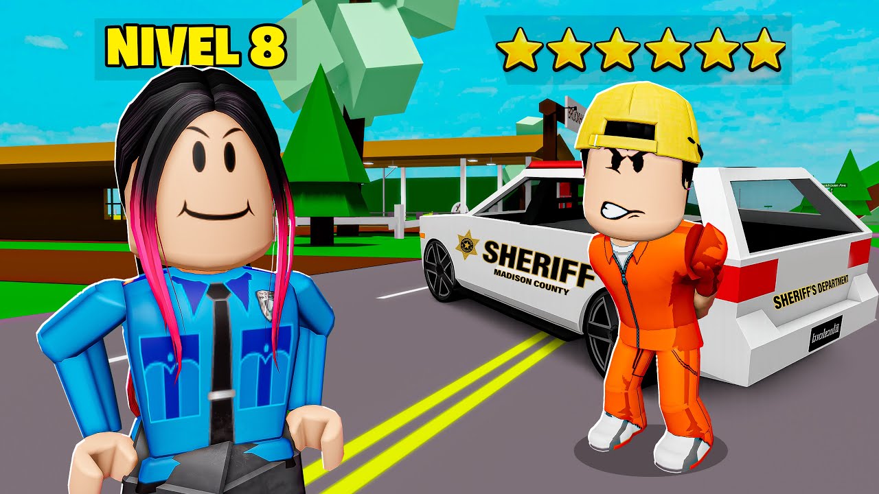 VIREI A MELHOR POLICIAL DO BROOKHAVEN!!