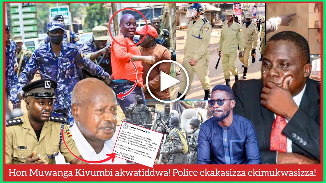 Agatalinda! Bitiisa Muwanga Kivumbi akwatiddwa! Police ekakasizza! Museveni alagidde Bobi Wine awera
