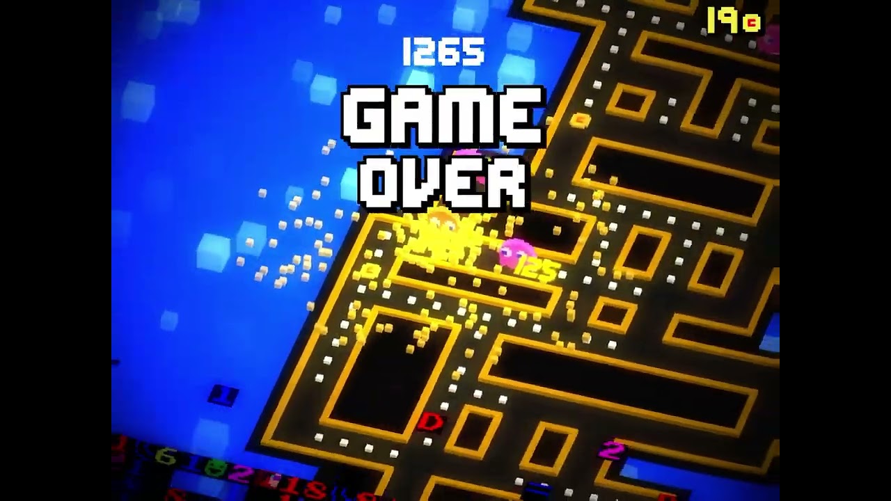 Playing some more pac man 256