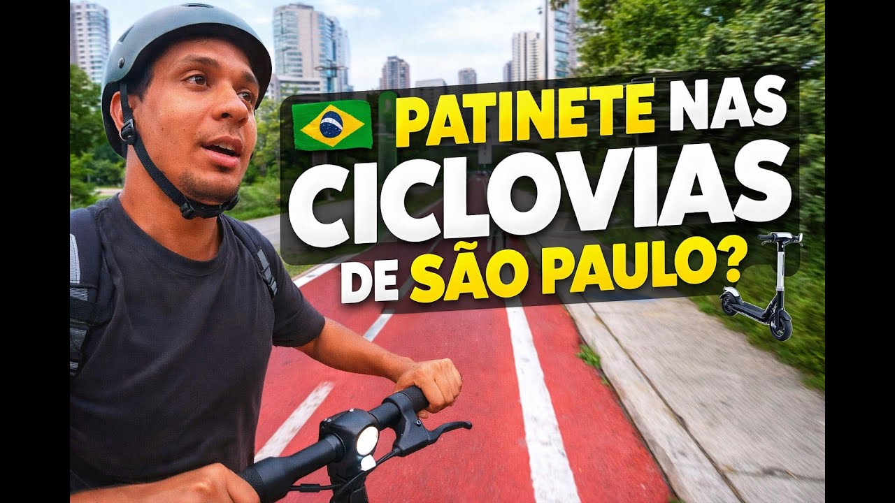 🚲 Patinete El&eacute;trico pelas Ciclovias de S&atilde;o Paulo | Rol&ecirc; Urbano SP