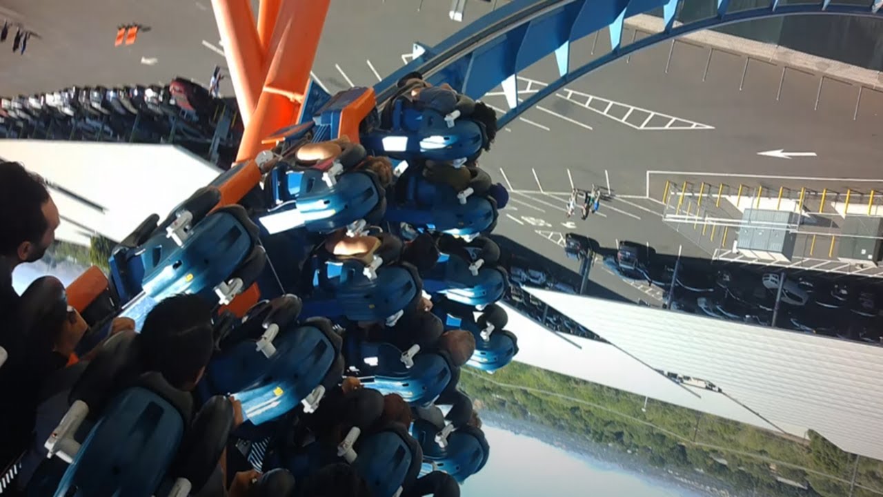 Scream! - Six Flags Magic Mountain - Row 6 (4K HD POV) - October 2024