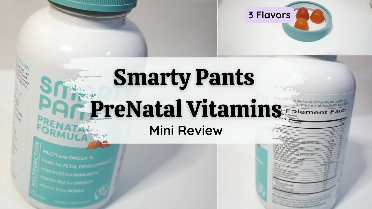 Мини-обзор (в стиле видеоблога) Витамины для беременных Smarty Pants — мультивитамины для беремен...