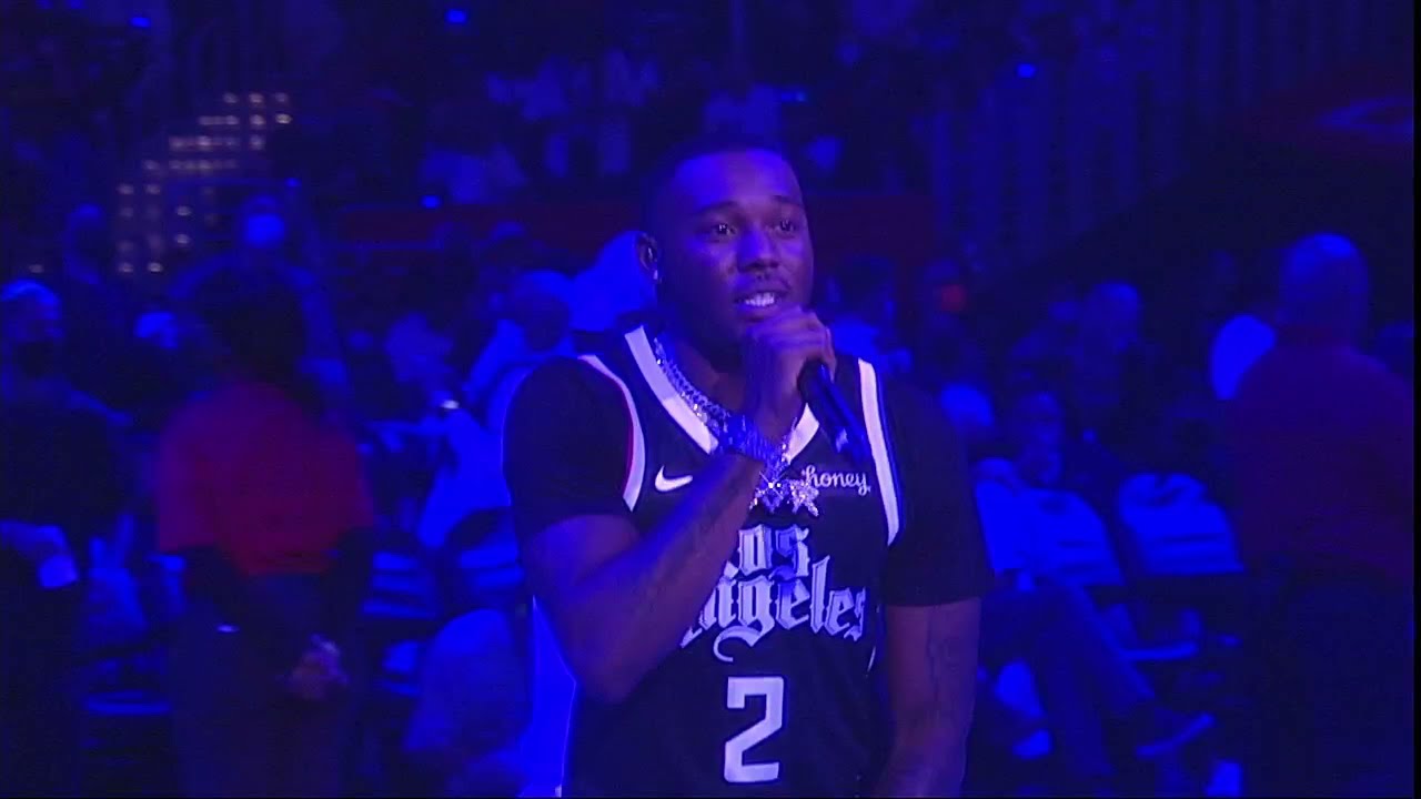 Kalan FR.FR  & Destiny Rogers LA Clippers Staples Center Halftime Performance