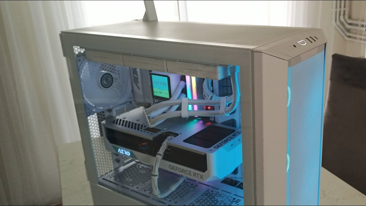 БЕЛЫЙ ПК ДЛЯ QHD(2К) на 7800X3D + RTX 4080 SUPER AERO в Lian Li Liancoll III !!!