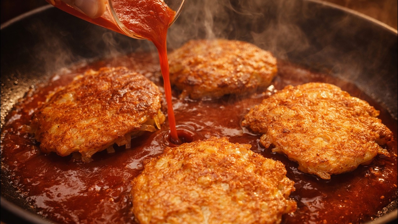 Onion Cutlets in Tomato Sauce - A Simple and Delicious Meatless Recipe | Besten Rezepte Essen