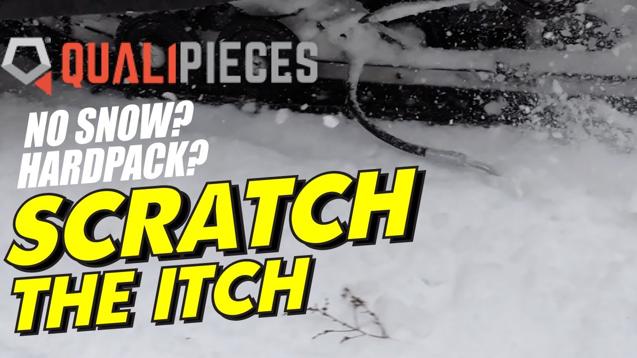 Установите скребки для льда QUALIPIECE TRAIL BLIZZER на снегоходы