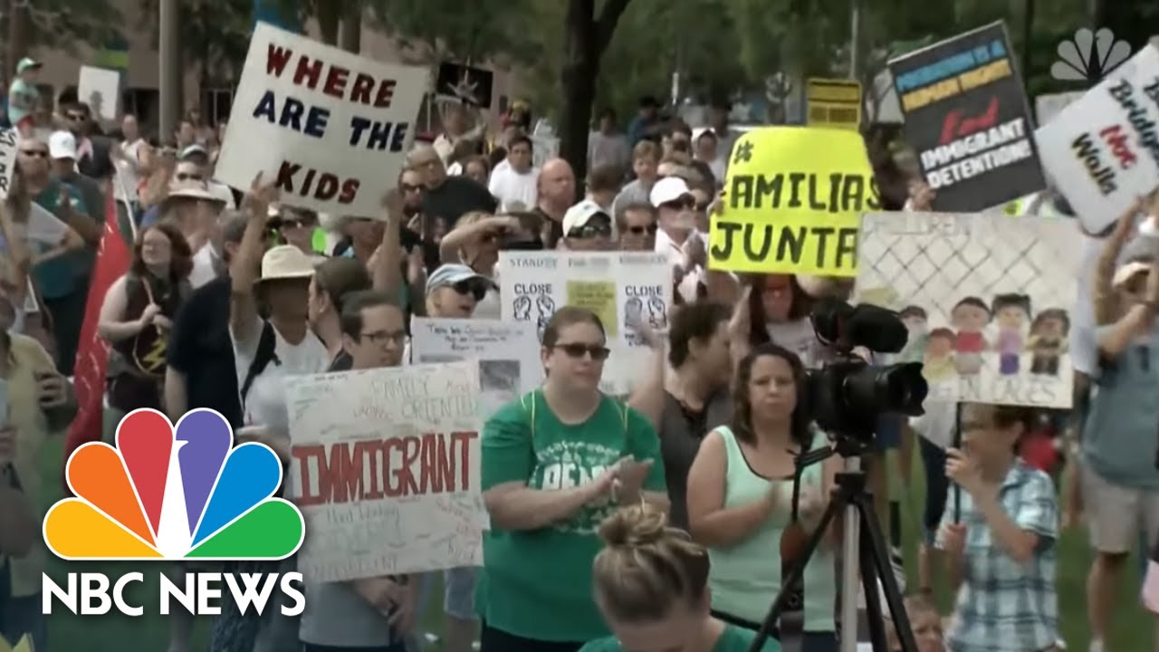 Thousands Across The U.S. Protest In &lsquo;Keep Families Together&rsquo; March | NBC News