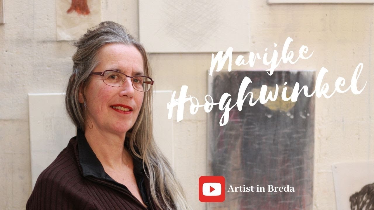 Marijke Hooghwinkel vertelt in haar atelier over haar werk als kunstenaar in Breda.
