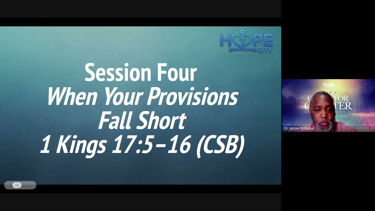 Hope City Bible Connections   1.15.2026  
