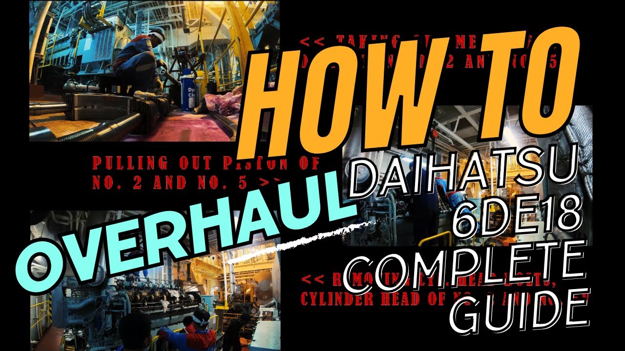 HOW TO OVERHAUL DAIHATSU 6DE18|| COMPLETE GUIDE