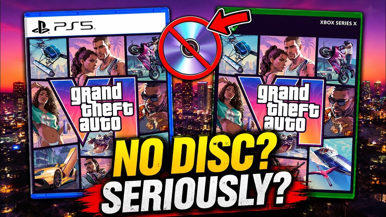 Grand Theft Auto 6 Physical Editions WON&rsquo;T Include A Disc?!🤬