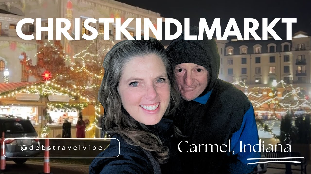 Getting in the Christmas Spirit at the #christkindlmarkt in Carmel Indiana #christmasmarket