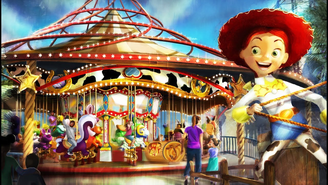 Jessie's Critter Carousel revealed for Pixar Pier at Disneyland Resort