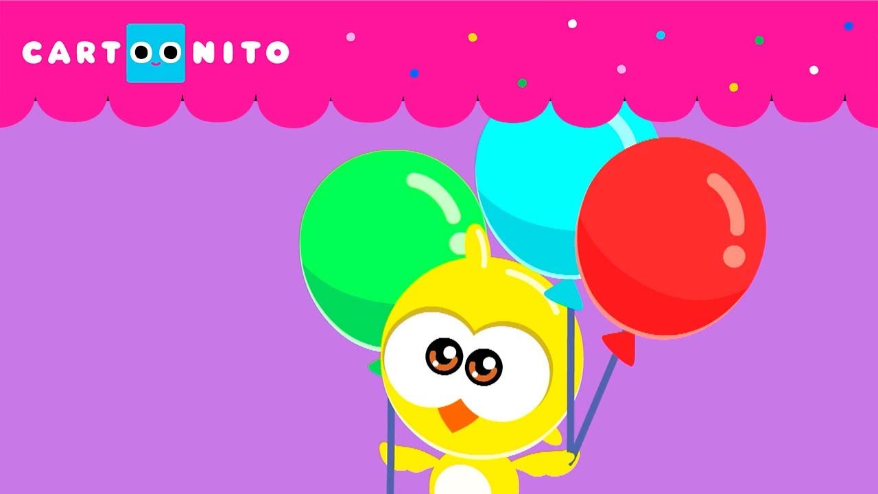MUITOS BALÕES PARA O PINTINHO AMARELINHO! | GALINHA PINTADINHA | CARTOONITO