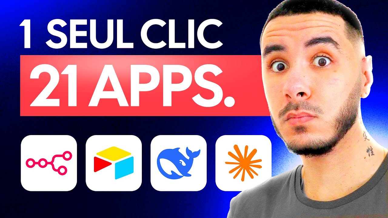 1 CLIC = 21 APPS CRÉÉES AUTOMATIQUEMENT (Test N8N + Airtable en direct)