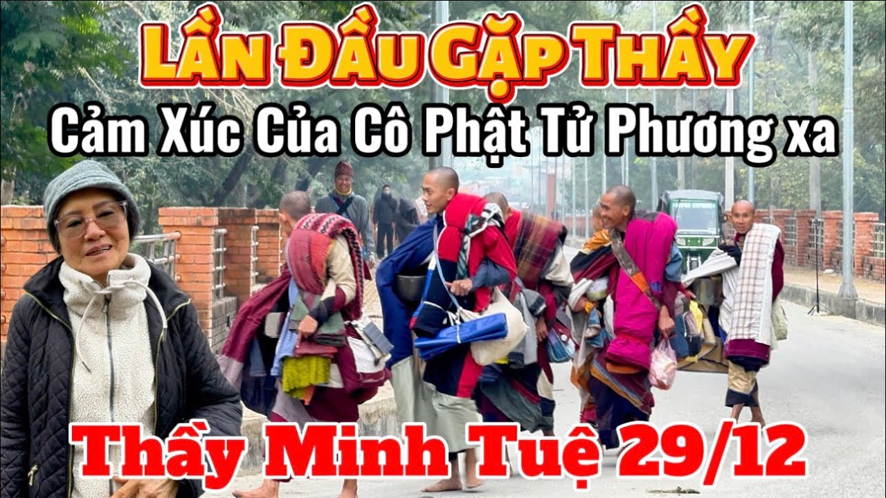 Thầy Minh Tuệ Ngay Lúc Này… Chỉ Phật Tử Gặp Thầy Lần Đầu Tiên Cam Xúc Như Thế Nào? #suminhtue 