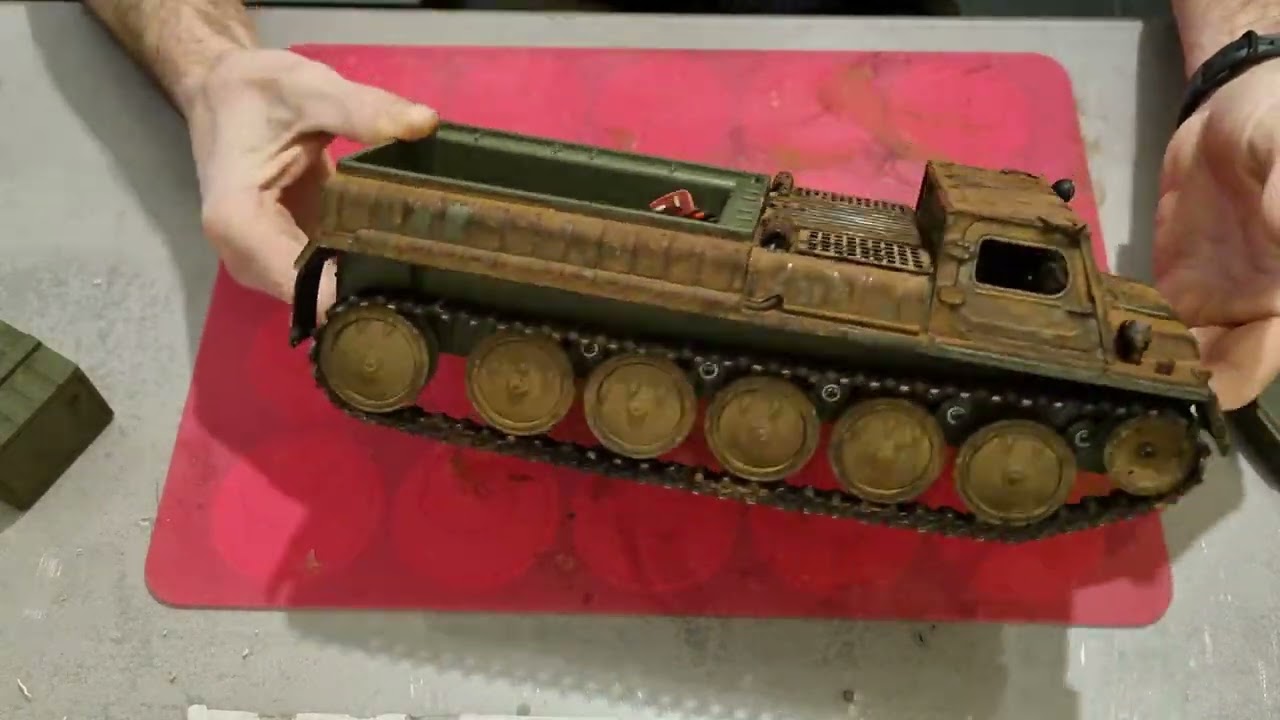 Wpl E1 Gaz 71 ГАЗ 71 metal tracks upgrade. Extra