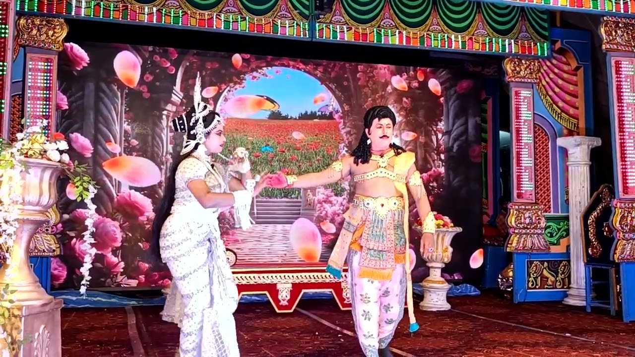 ಎಂಥ ಸೌಂದರ್ಯ ನುಡಿಯಂಥ ಗಾಂಭೀರ್ಯ ಕುರುಕ್ಷೇತ್ರ  ಅಭಿಮನ್ಯು ಉತ್ತರೆ ನೃತ್ಯ