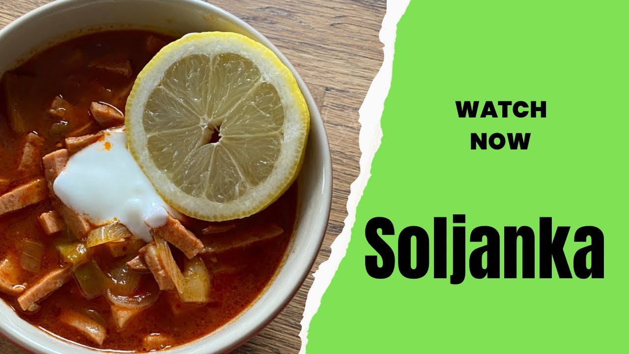 Soljanka  nach einem altem Rezept, der klassische  DDR Eintopf