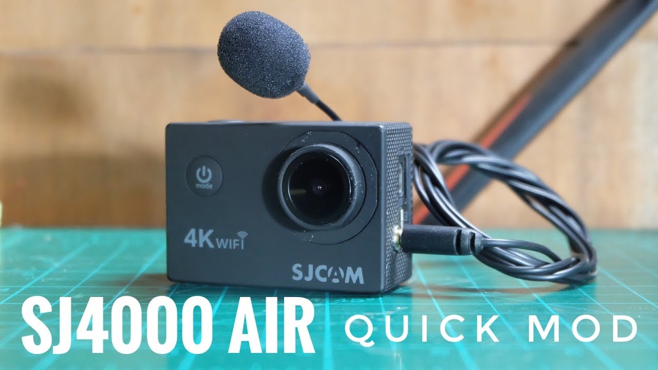 SJ4000 Air | quick audio mic input mod