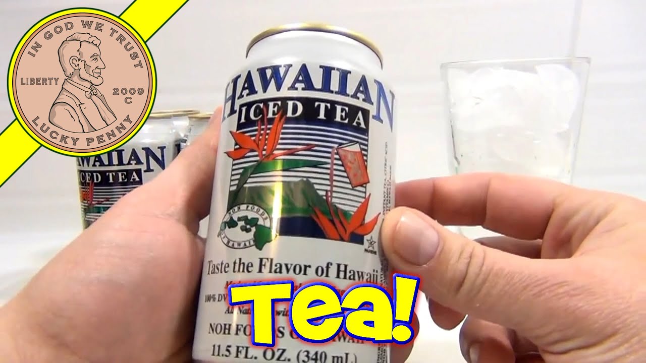 Hawaiian Iced Tea In the Can, Taste The Flavor Of Hawaii - International Candy & Snack Tasting