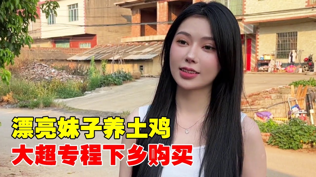 漂亮妹子养土鸡？大超专程下乡购买，没想只顾和美女聊天错过了【大超走四方】