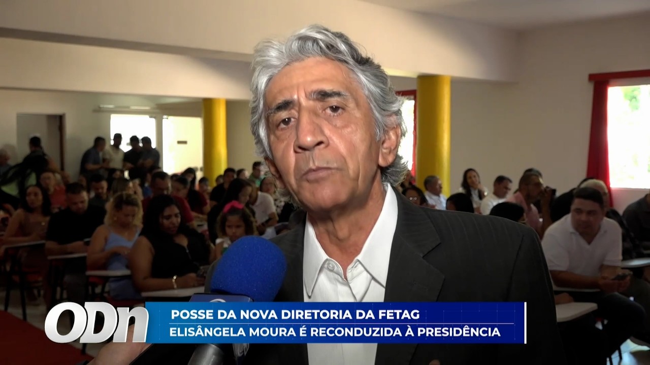 Posse da nova diretoria da FETAG: Elisângela Moura é reconduzida à presidência 09 03 2026