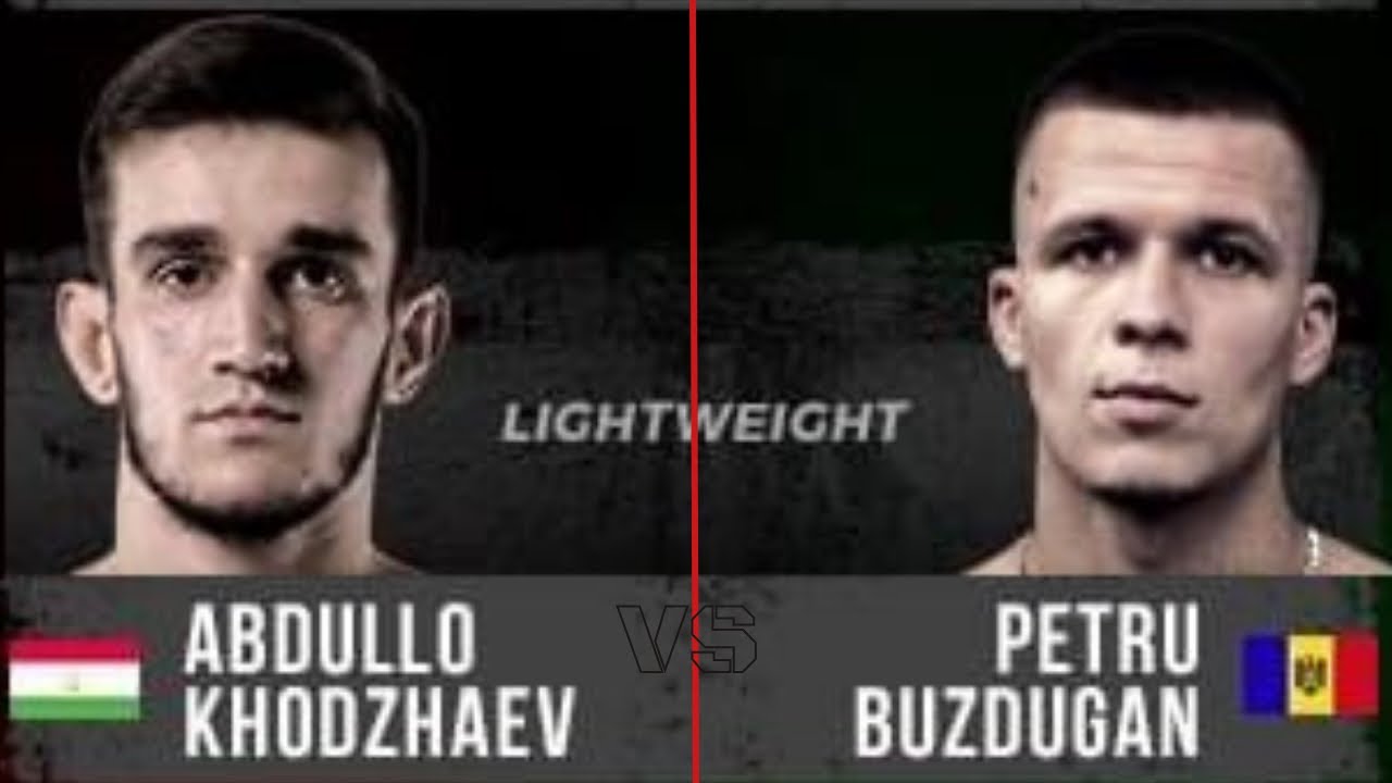 UAE WARRIORS 45 - 🇹🇯 ABDULLO KHODZHAEV VS 🇲🇩 PETRU BUZDUGAN