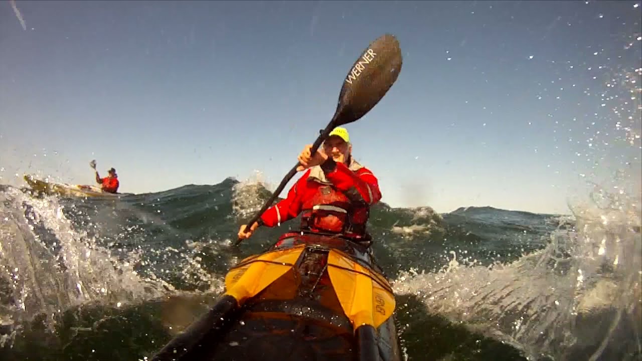 Current Designs Karla  and Sisu Sea Kayaks - Trial Island , BC, Canada - with Alex Matthews