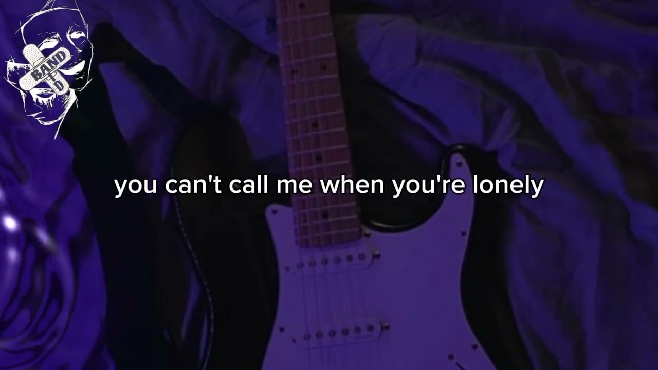 It's Too Late - Band_aid (lyrics video)