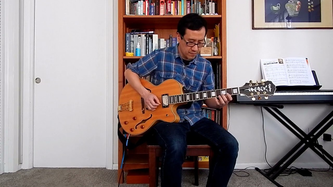 Out of Nowhere - jazz guitar solo - Epiphone Emperor